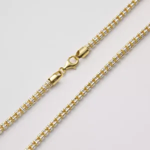 4mm Two-Tone Ice Link Chain 3