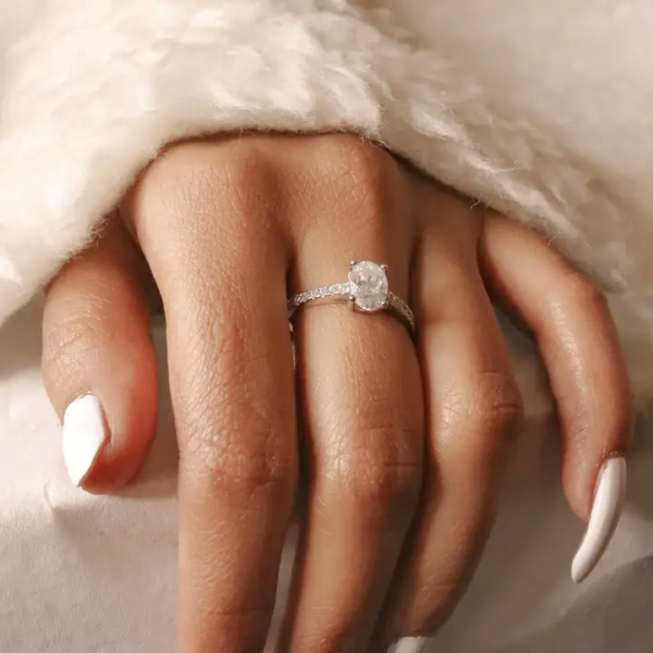 Moissanite Ring