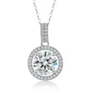 1-4CT Moissanite Pendant Necklace