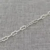 925 Sterling Silver Unfinished Crinkle Chain for Necklace 3