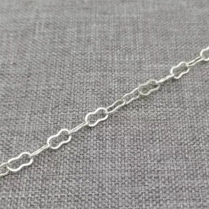 925 Sterling Silver Unfinished Crinkle Chain for Necklace 3