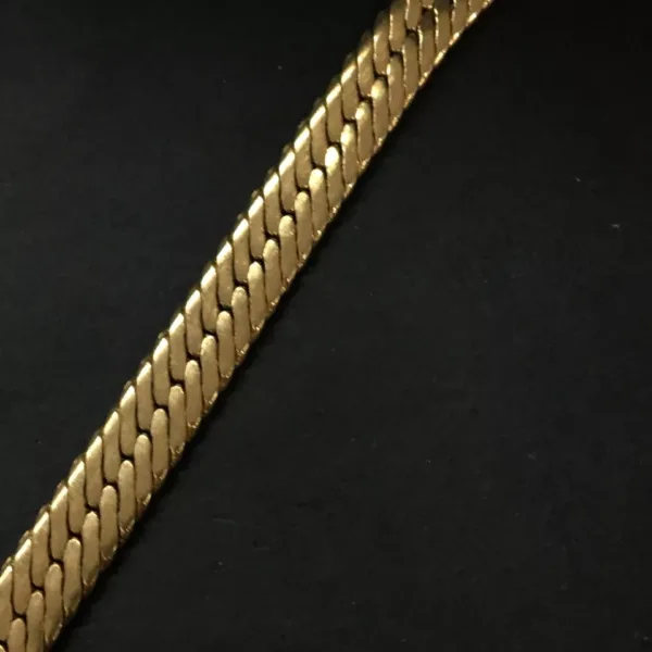 Gold Tone Chain Necklace 2