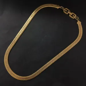 Gold Tone Chain Necklace