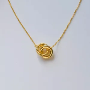 Women's Gold Linked Necklace 1