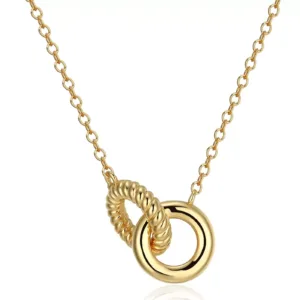 Women's Gold Linked Necklace