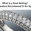 pavé setting