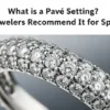 pavé setting