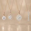 Real Diamond Pendant Set Designs