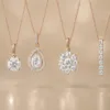 Real Diamond Pendant Set Designs