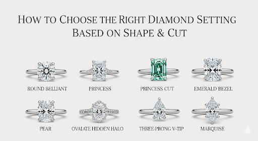 finding the right diamond setting