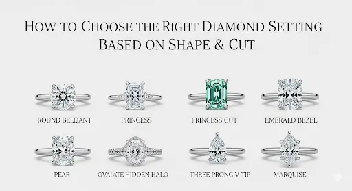 finding the right diamond setting