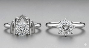Cathedral Setting vs Tiffany Setting