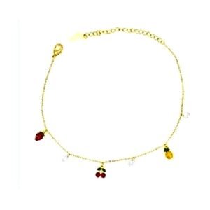 Twisted Rope Anklet Silver