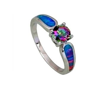 Celestial Opal Stackable Ring