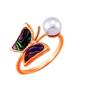 Midnight Spiral Sterling Ring