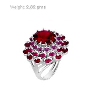 Velvet Rose Bezel Ring