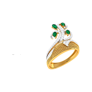 Chevron Diamond Band Ring