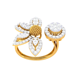 Peacock Feather Fantasy Ring