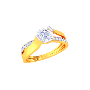 Raised Floral Bead Ring