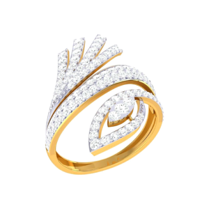 Teardrop Cluster Cocktail Ring