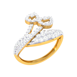 Waterfall Diamond Drop Ring