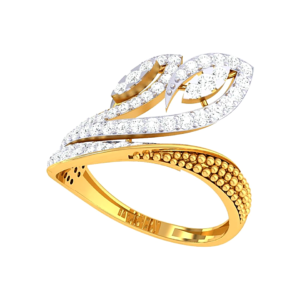 Art Deco Geometric Band Ring