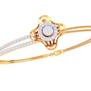 Floral Spray Diamond Bracelet