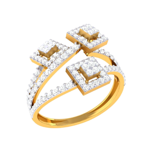 Beaded Lace Crown Ring