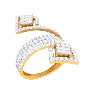 Solitaire Crossband Ring