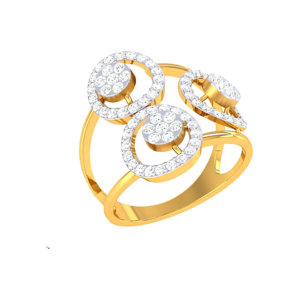 Diamond Etched Signet Ring