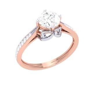 Rose Gold Infinity Love Diamond Ring