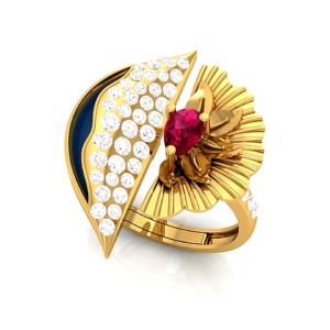 Paisley Diamond Ring