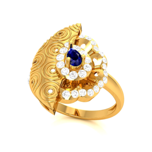 Infinity Knot Diamond Ring