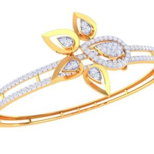 Open Cuff Diamond Bangle