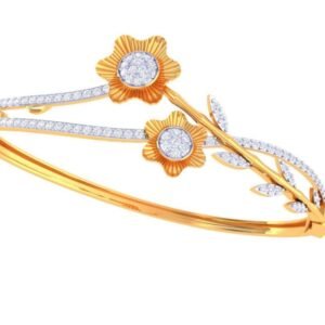 Floral Vine Diamond Bracelet