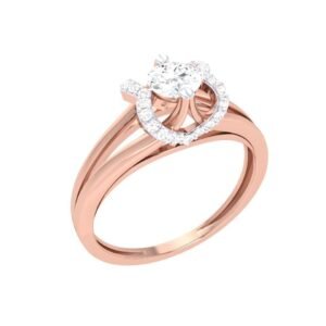 Rose Gold Tapered Baguette Diamond Ring