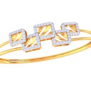 Geometric Panel Diamond Bracelet