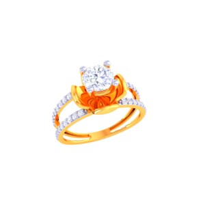 Gold Ribbon Bow Ring