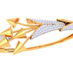 Crossover Braid Diamond Bracelet