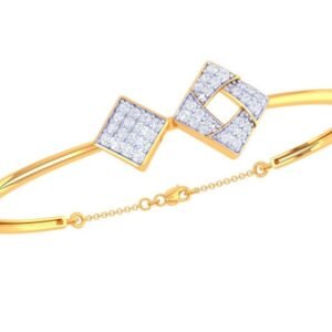 Cluster Halo Diamond Bracelet