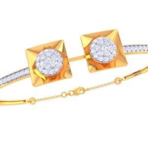 Bow Motif Diamond Bracelet