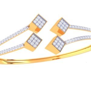 Star Cluster Pavé Gold Bracelet
