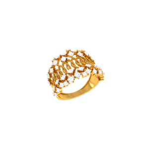 Sunburst Motif Statement Ring