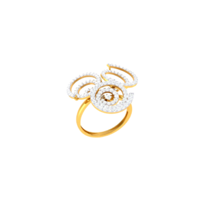 Floral Tiara Crown Ring