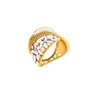 Swirl Galaxy Cocktail Ring