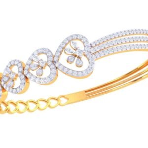 Chevron Band Diamond Bracelet