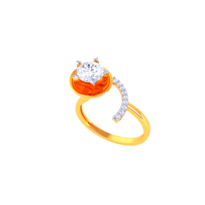 Bold Bezel Solitaire Ring