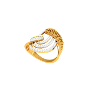 Modern Tension Set Ring