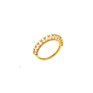 Pink Tourmaline CZ Ring