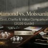 Moissanite vs Diamond